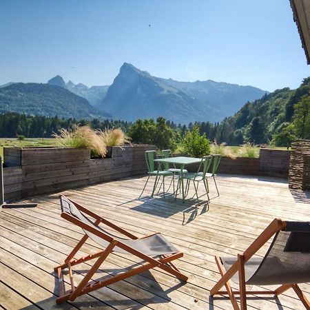 Duplex 2 Chambres Avec Grande Terrasse, Animaux Acceptes, A Samoens - Fr-1-642-77 외부 사진
