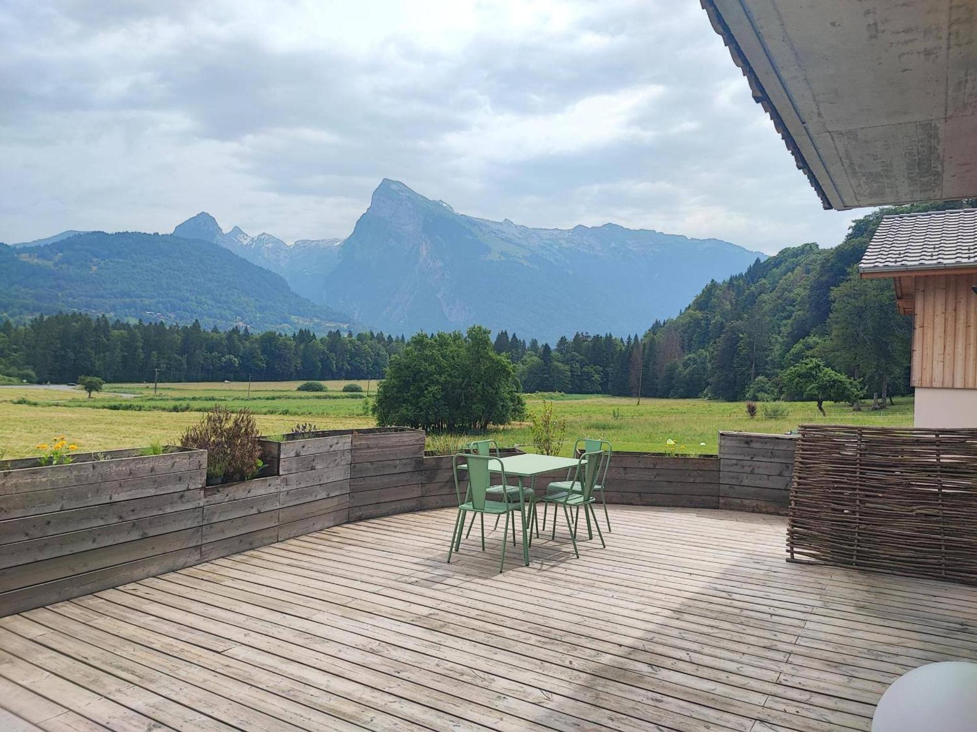 Duplex 2 Chambres Avec Grande Terrasse, Animaux Acceptes, A Samoens - Fr-1-642-77 외부 사진